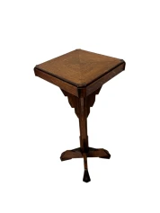 Art Deco Amsterdamse School Petite Pedestal Table, 1920s